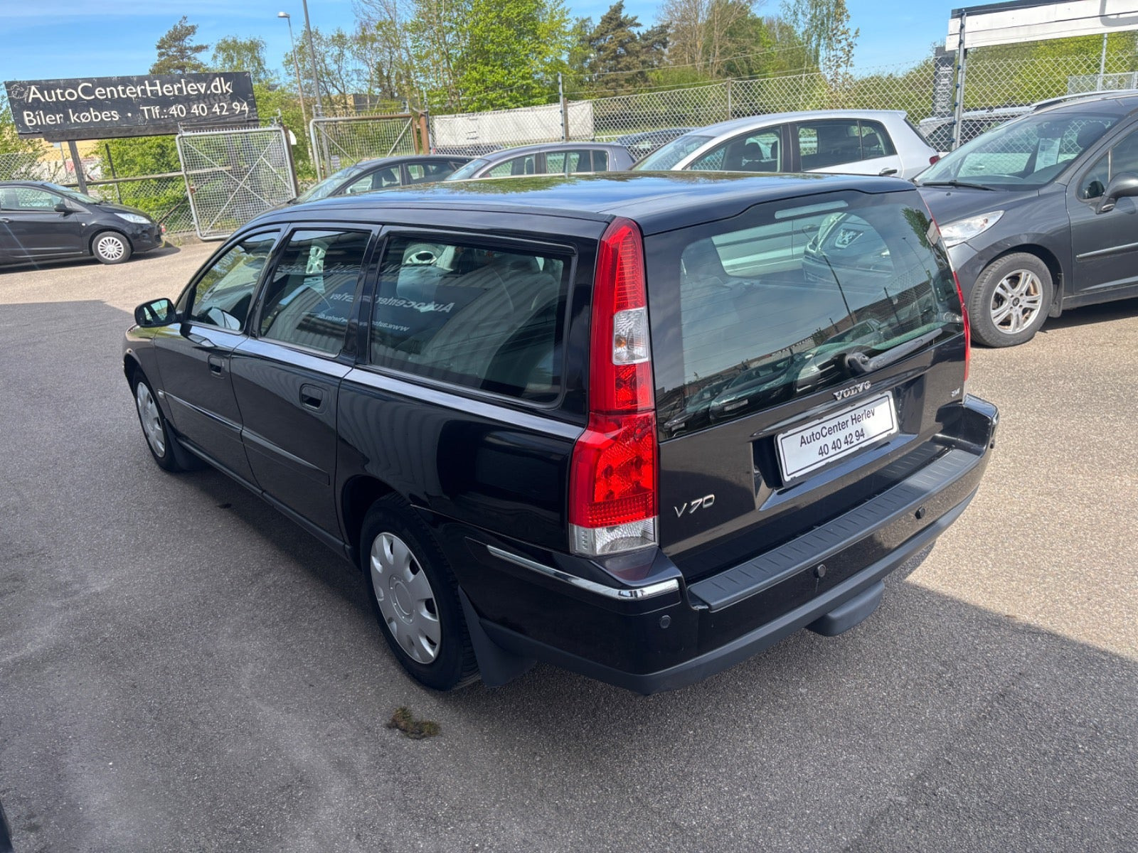 Sort Volvo V70 fra 2005