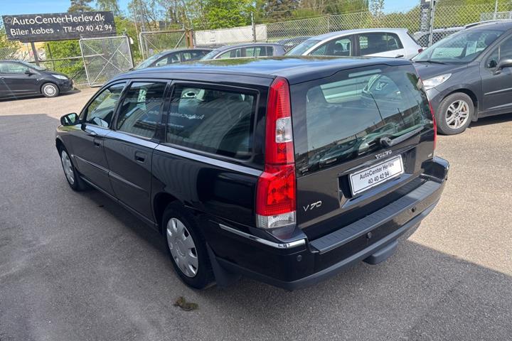 Sort Volvo V70 fra 2005