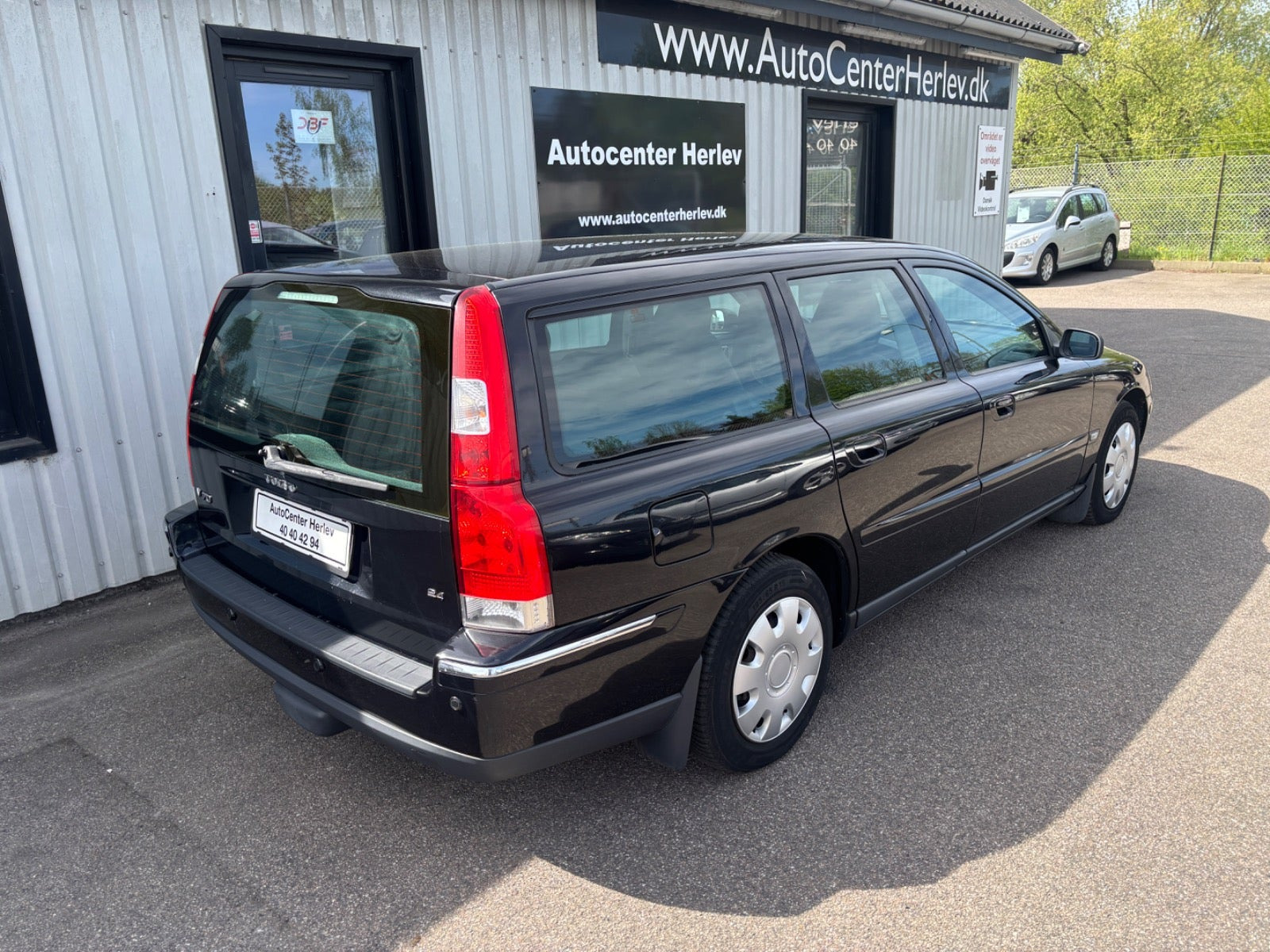 Sort Volvo V70 fra 2005