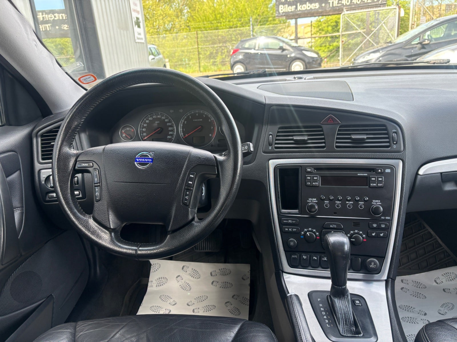 Sort Volvo V70 fra 2005