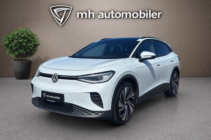 Hvid VW ID.4 fra 2025 set udefra