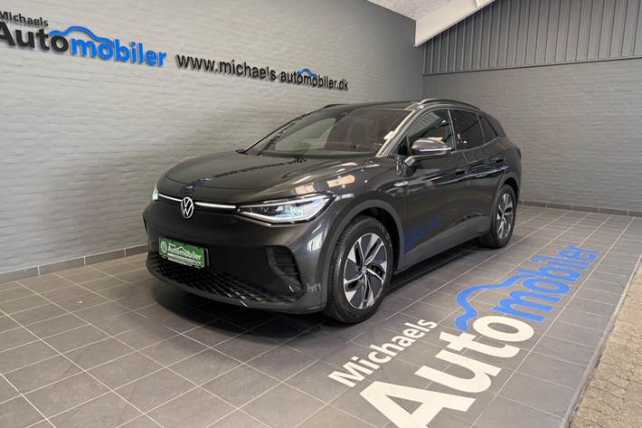 Grå VW ID.4 fra 2021 set udefra