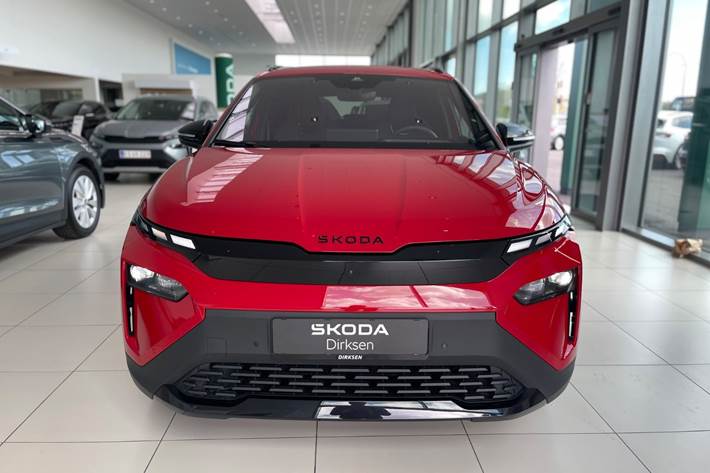Rød Skoda Elroq fra 2025