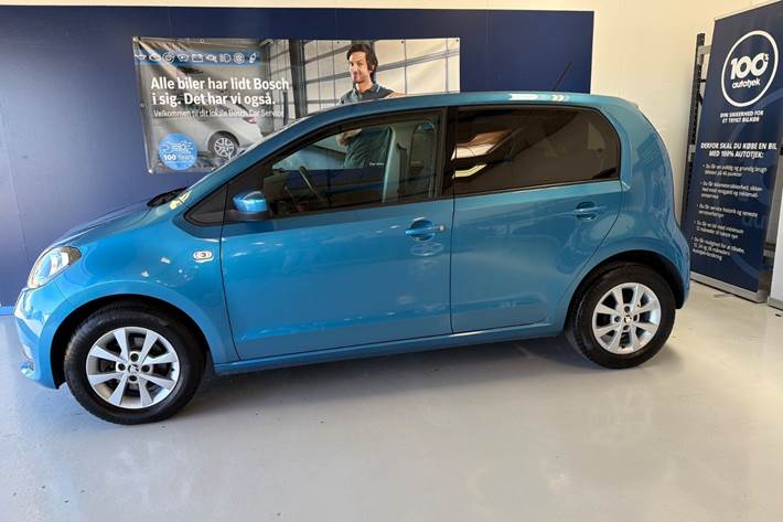 Blå Skoda Citigo fra 2019