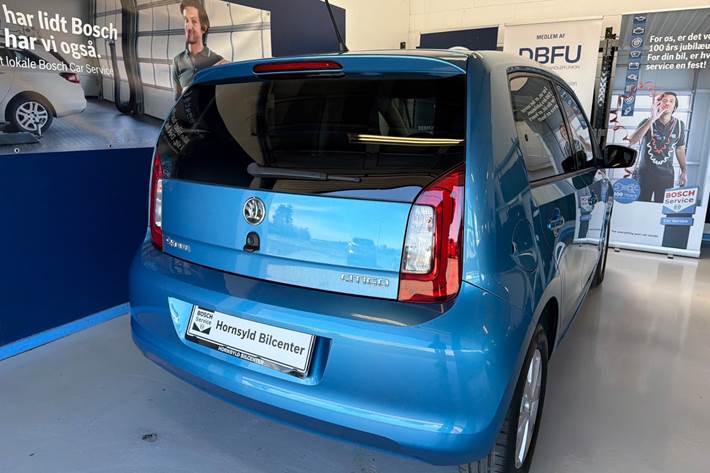 Blå Skoda Citigo fra 2019