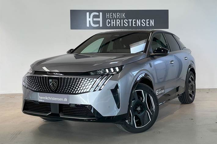 Grå Peugeot e-3008 fra 2024