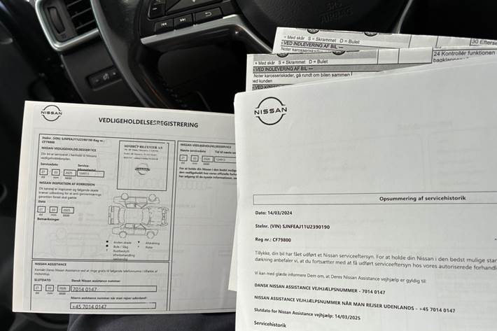 Grå Nissan Qashqai fra 2018