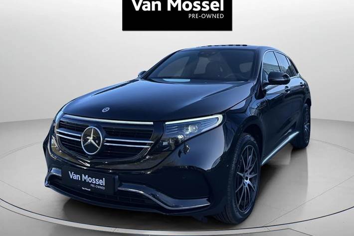 Sort Mercedes EQC400 fra 2023