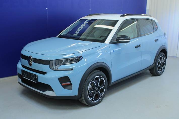 Blå Citroën ë-C3 fra 2024