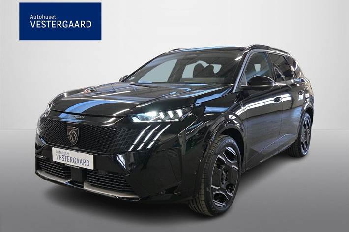 Sort Peugeot e-5008 fra 2024 set udefra