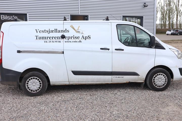 Hvid Ford Transit Custom 330 L2 fra 2013