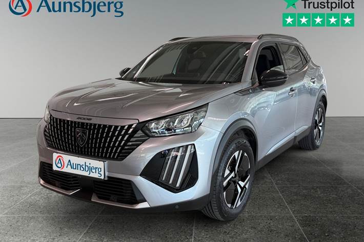 Grå Peugeot e-2008 fra 2025