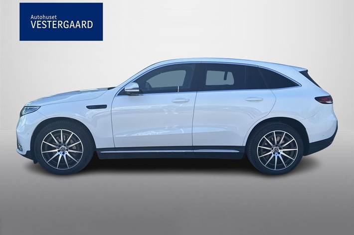 Hvid Mercedes EQC400 fra 2020