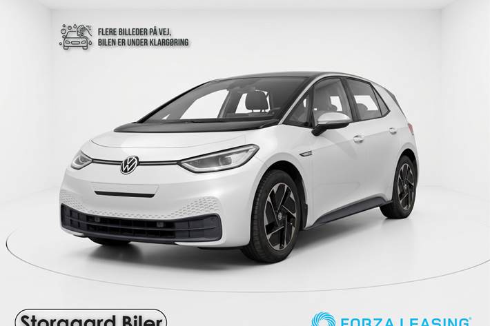 Hvid VW ID.3 fra 2020
