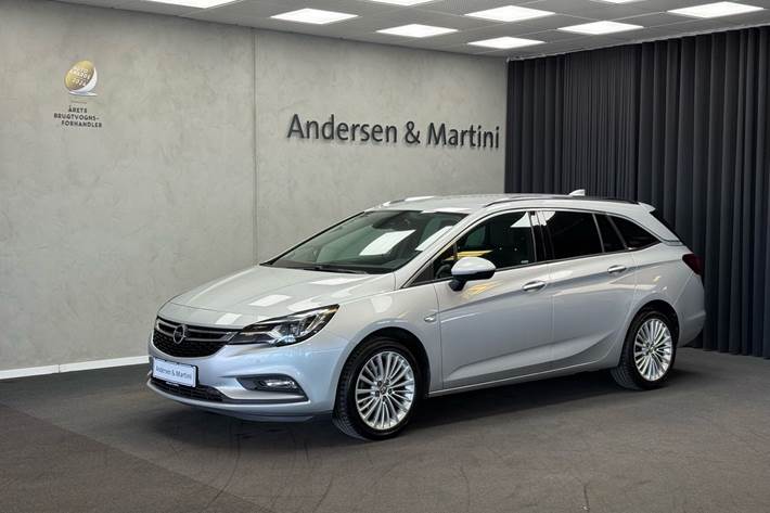 Grå Opel Astra fra 2017