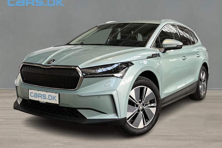 Grå Skoda Enyaq fra 2021