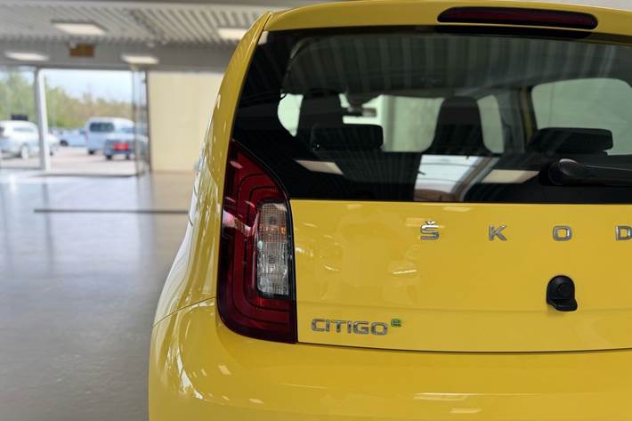 Gul Skoda Citigo fra 2021