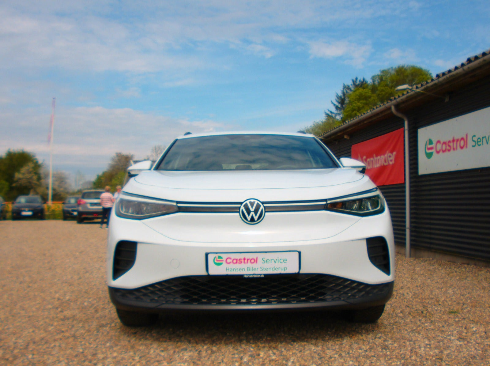 Hvid VW ID.4 fra 2021