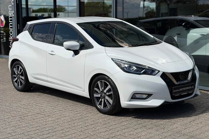 Hvid Nissan Micra fra 2019