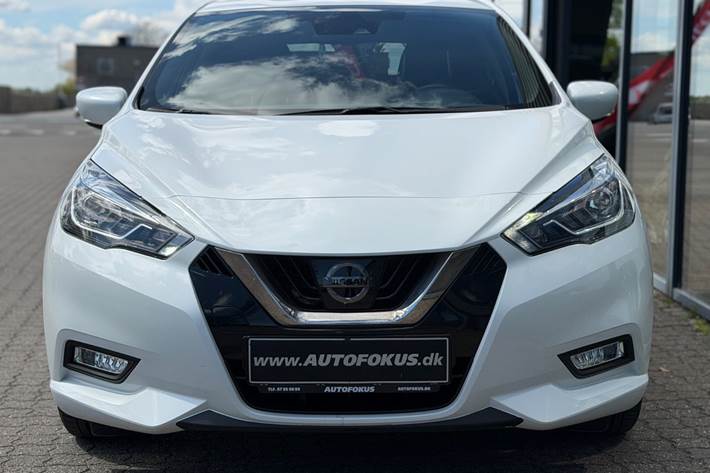 Hvid Nissan Micra fra 2019