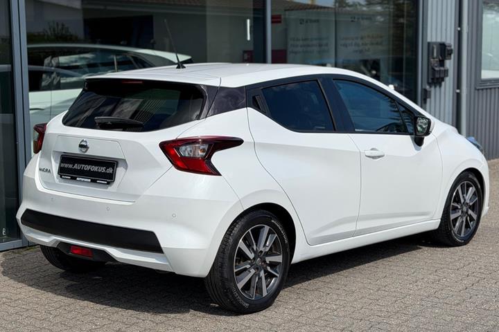Hvid Nissan Micra fra 2019