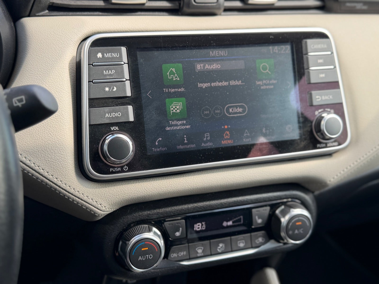 Hvid Nissan Micra fra 2019