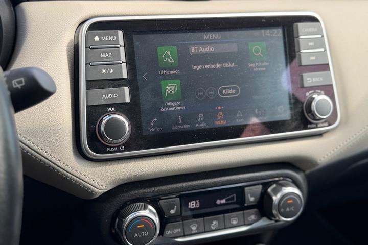 Hvid Nissan Micra fra 2019
