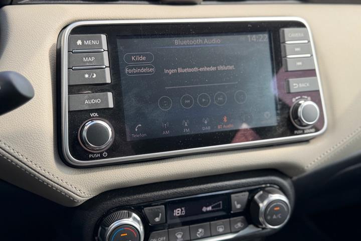 Hvid Nissan Micra fra 2019