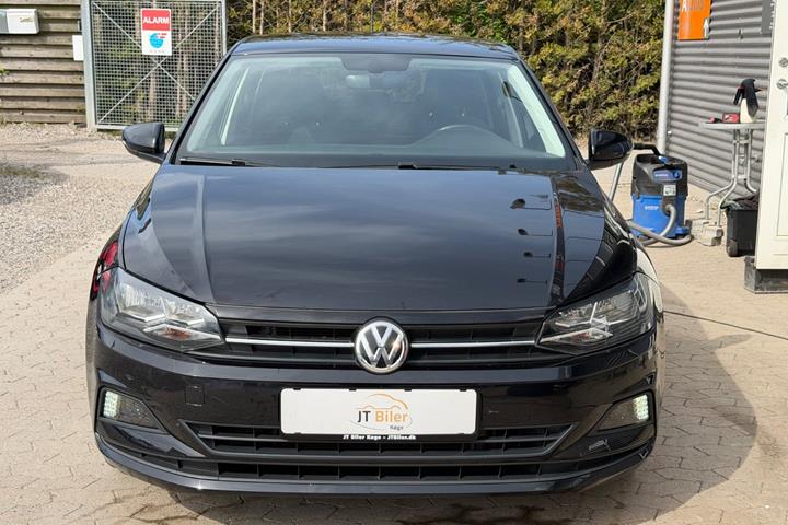 Sort VW Polo fra 2019