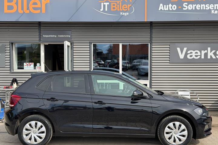 Sort VW Polo fra 2019