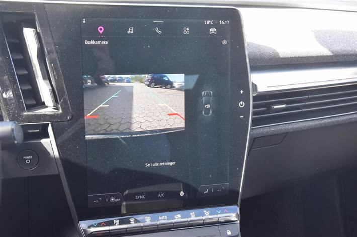 Blå Renault Mégane fra 2023