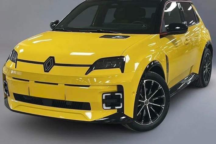 Gul Renault 5 E-Tech fra 2025