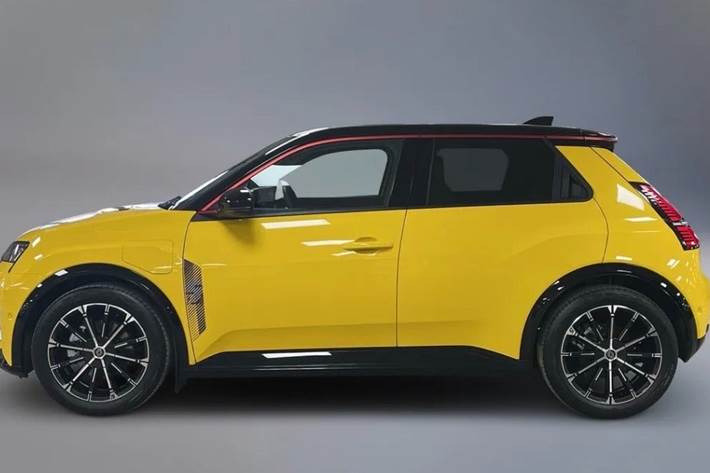 Gul Renault 5 E-Tech fra 2025