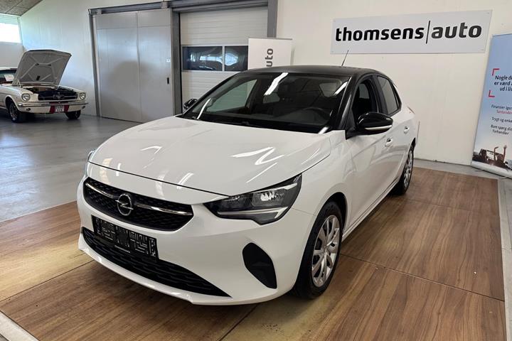 Hvid Opel Corsa fra 2021