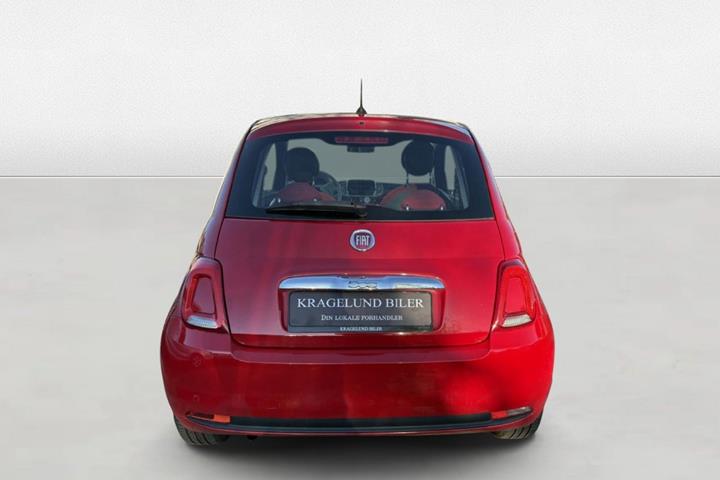 Grøn Fiat 500C fra 2015