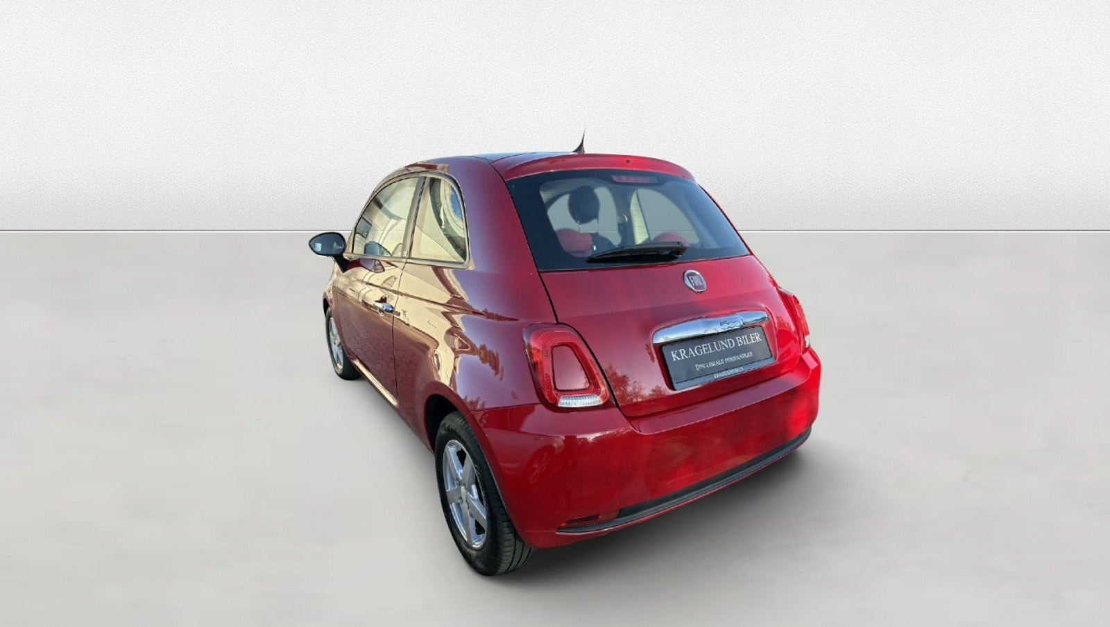 Grøn Fiat 500C fra 2015