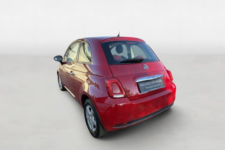 Grøn Fiat 500C fra 2015