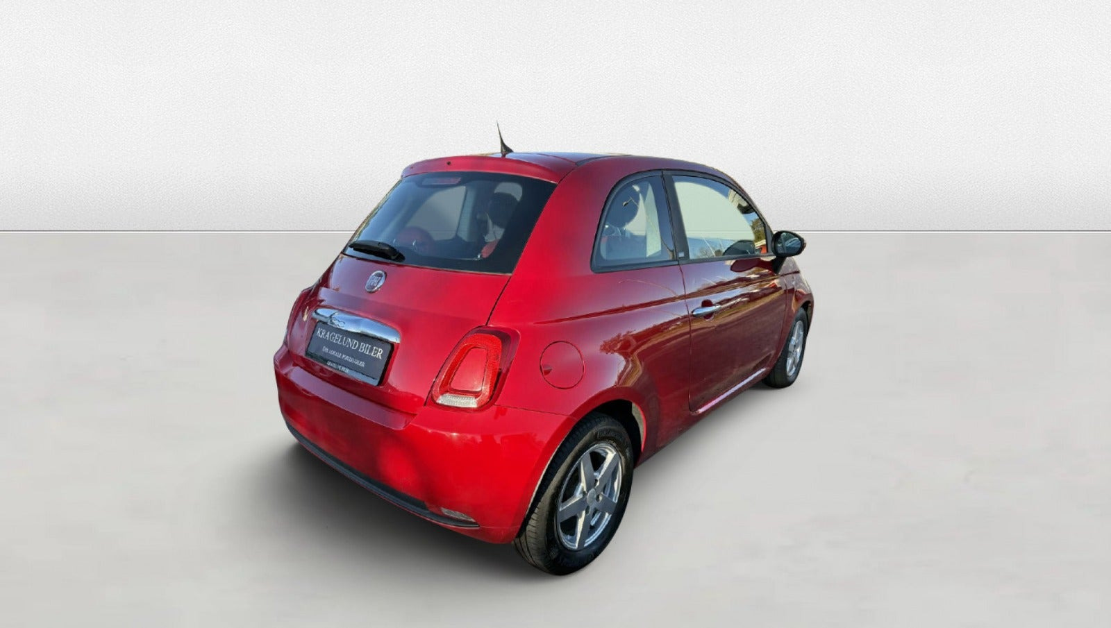 Grøn Fiat 500C fra 2015