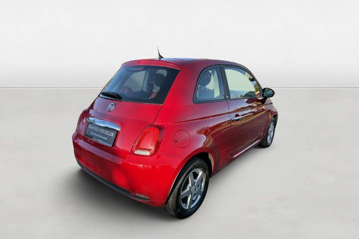 Grøn Fiat 500C fra 2015