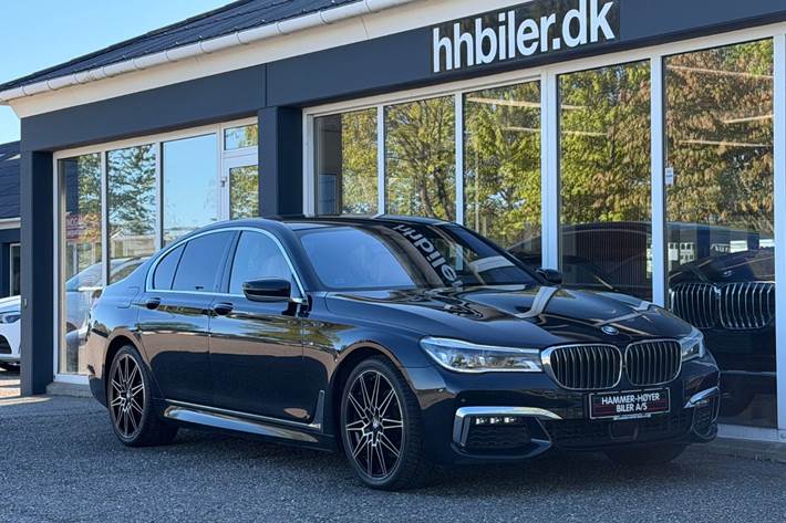 Sort BMW 730d fra 2018