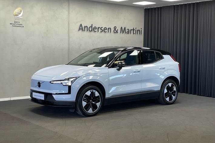 Blå Volvo EX30 fra 2025