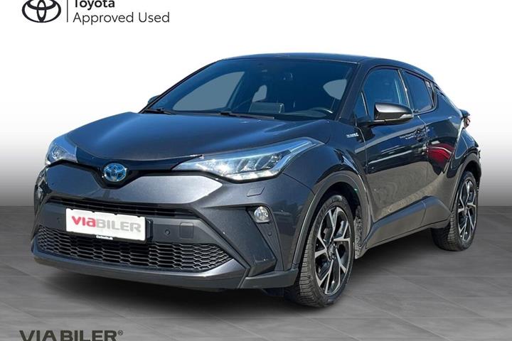 Grå Toyota C-HR fra 2020 set udefra