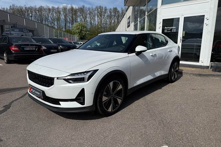 Hvid Polestar 2 fra 2023