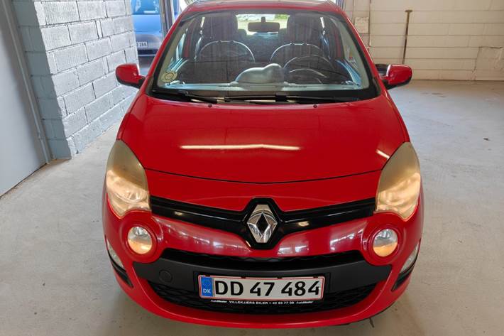 Gul Renault Twingo fra 2014