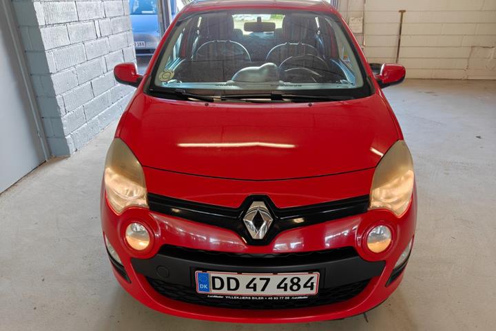 Gul Renault Twingo fra 2014