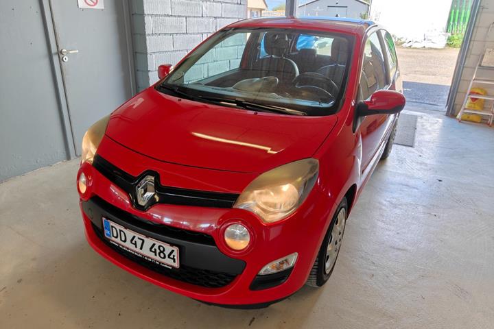 Gul Renault Twingo fra 2014