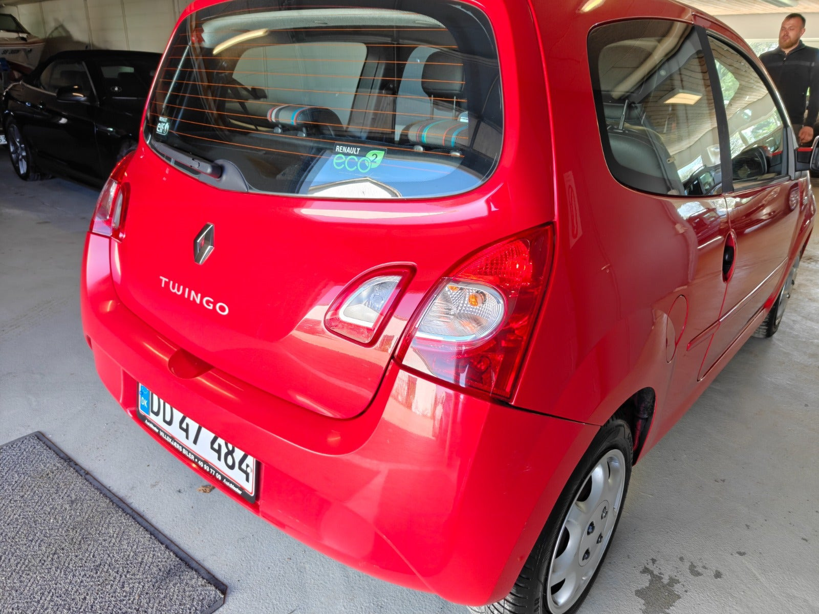 Gul Renault Twingo fra 2014