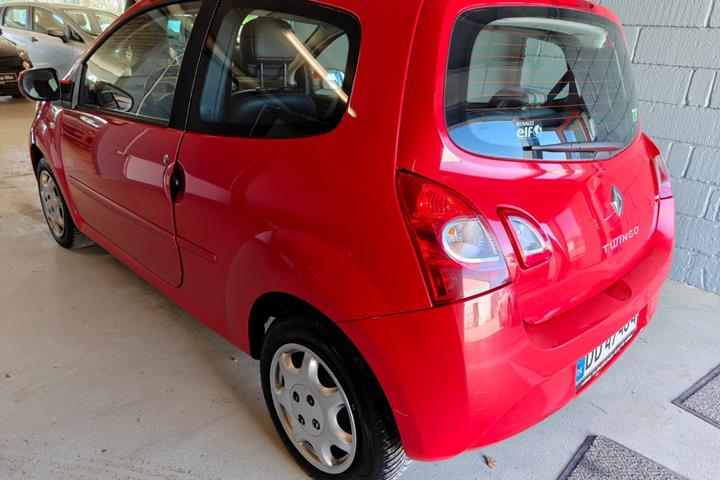 Gul Renault Twingo fra 2014