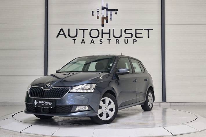 Grå Skoda Fabia fra 2020