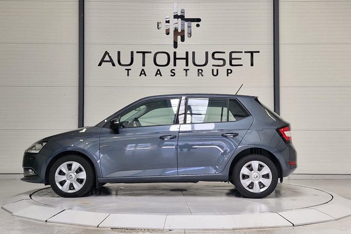 Grå Skoda Fabia fra 2020